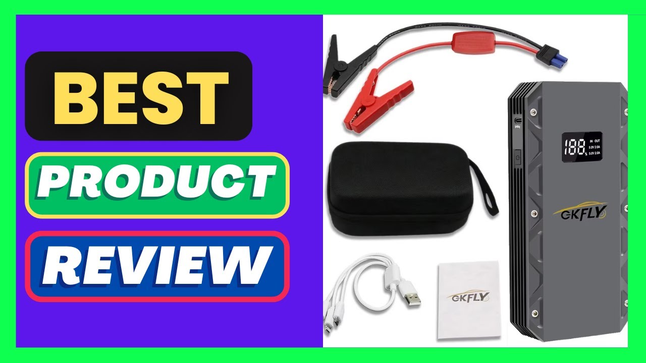 GKFLY 3000A 5000A 9000A Car Jump Starter Power Bank Portable 12V