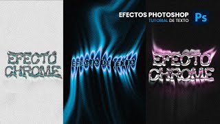 EFECTOS de TEXTO en Photoshop Fácil y Rápido | Tutorial #2