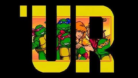TMNT Turtles in Time Arcade Intro Pizza Power song