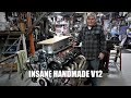 Homemade V12 Engine Start Up - Pure V12 Sound & Shop Talk with Pete Aardema & Kevin Braun