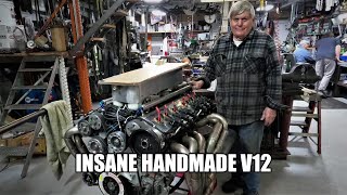 Homemade V12 Engine Start Up - Pure V12 Sound & Shop Talk with Pete Aardema & Kevin Braun