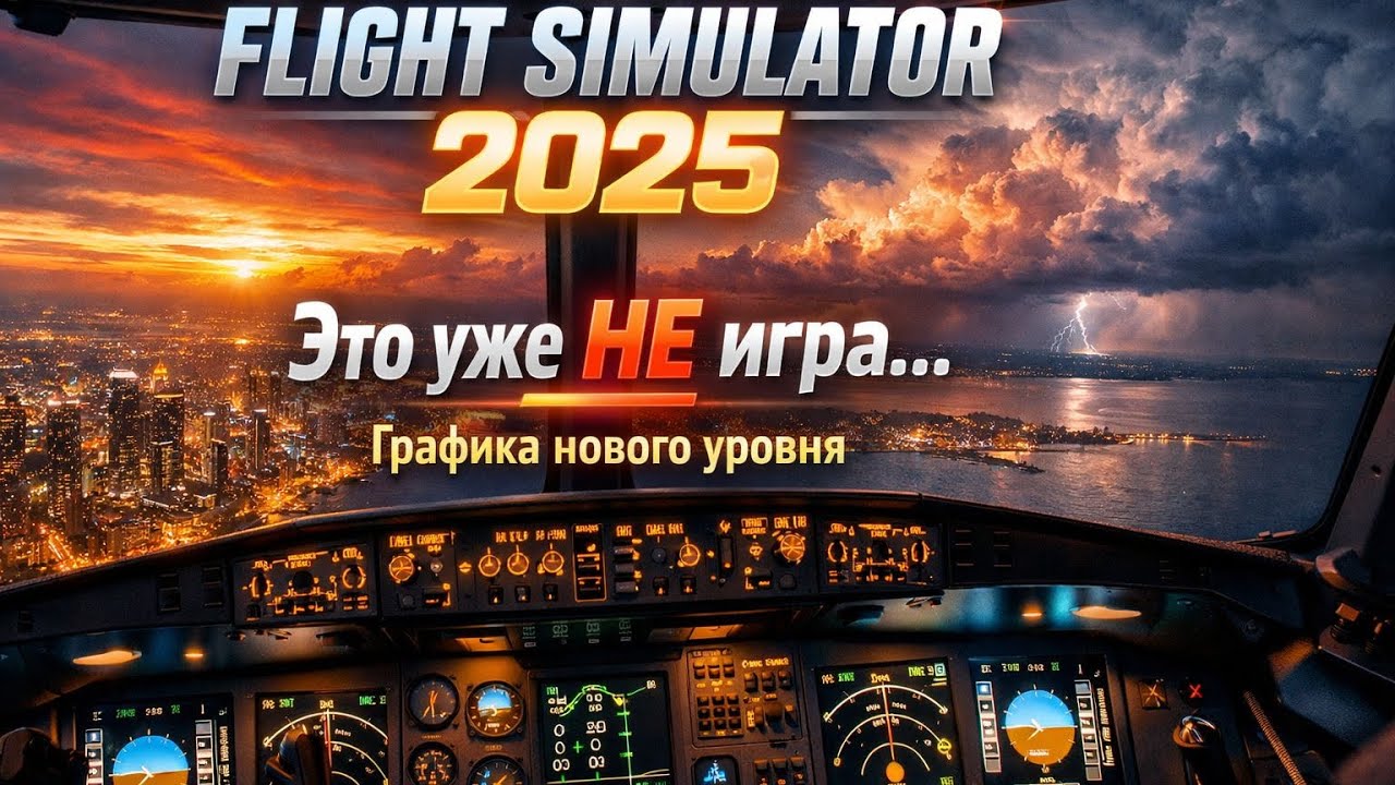 FLIGHT SIMULATOR 2025 — Это уже НЕ игра | Графика нового уровня 