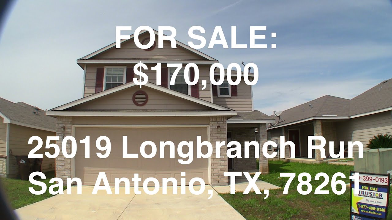 San Antonio HUD Homes HUD King tours 25019 Longbranch Run YouTube