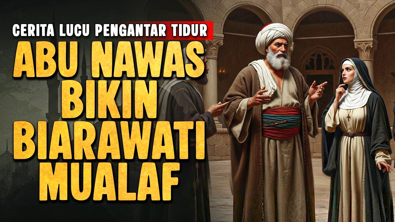 DEBAT POLIGAMI SAKITI HATI WANITA ! ABU NAWAS BIKIN BIARAWATI MUALAF || KISAH LUCU PENGANTAR TIDUR