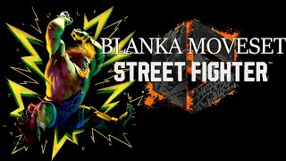 Street Fighter 6 - Blanka Moveset Full Video Move List