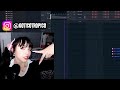 Vampire girl makes a vampire dance beat in fl studio edm music production