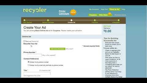 HOW TO BACKLINK ON recycler.com BY SAVESFUN.COM