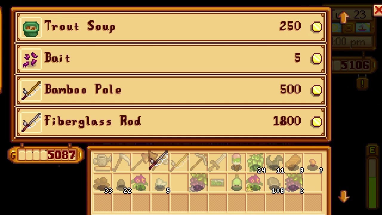 Fiberglass Rod Stardew Valley 51 YouTube Fiberglass Rod Stardew Valley 51 YouTube