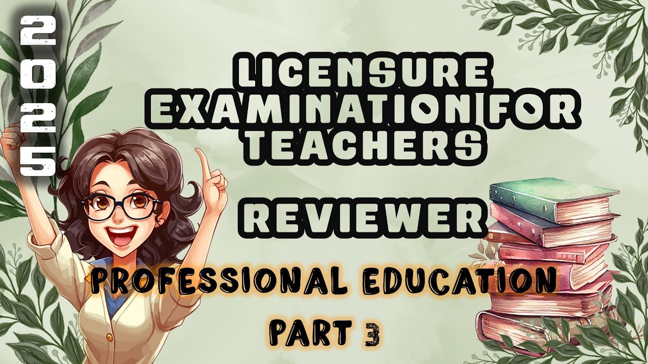 LET REVIEWER ||Licensure Examination for Teachers Reviewer|| Professional Education Part 3 