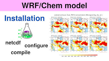 WRF/Chem model installation