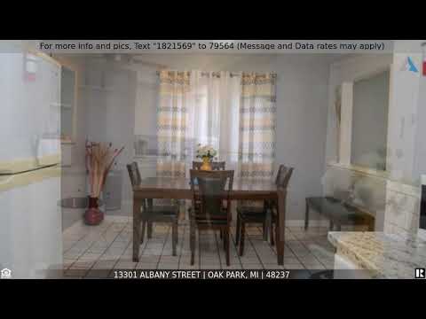 13301 ALBANY Street, Oak Park, MI home video tour