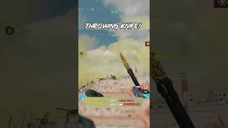 My Farthest Throwing Knife Throw! #CallofDuty #Bo6 #warzone #trickshots #throwingknifes #fyp