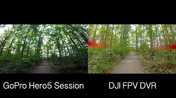 DJI Air Unit vs GoPro Session 5 (Raw Footage)