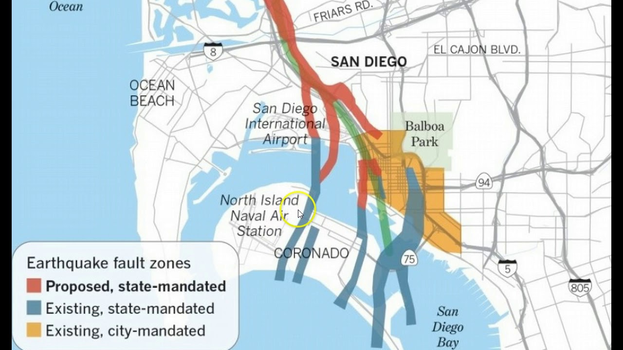 California Releases New Active Fault Line Map, Warns Region Capable of M6.9 Earthquake In San Diego