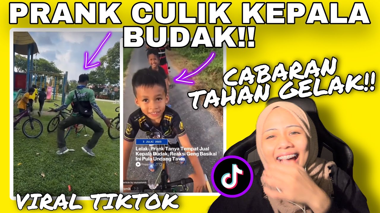 Culik PRANK CULIK KEPALA BUDAK VIRAL TIKTOK!! đ¤ŁTRY NOT TO LAUGH đ BERTERABUR ...