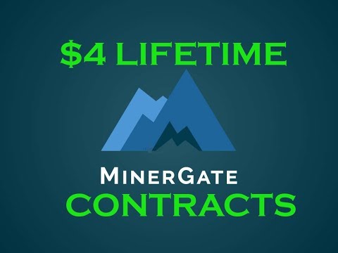 $4 Lifetime Bitcoin Cloud Mining Contracts At Minergate