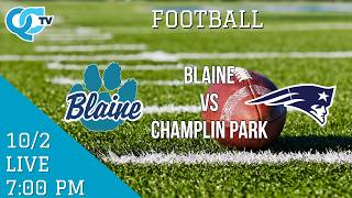 Football Blaine @ Champlin Park 10-02-2026 | Champlin Park High School | QCTV