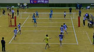 20180325北九州市長杯西日本高校バレー男子決勝T2回戦 鳥取中央育英vs長崎総科大附 VB Kitakyushu Mayor's Cup for H.S. in West Japan