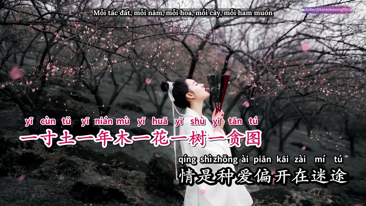 [KARAOKE] ĐÀO HOA NẶC - Vượng Tử Tiểu Kiều/ 桃花诺 - 旺仔小乔