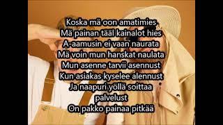 Video thumbnail of "JVG - Amatimies Lyrics!"