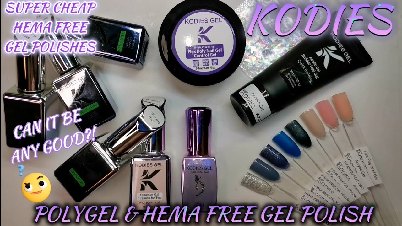Lets try super cheap Hema Free gel polish & structure gel, can they be ...