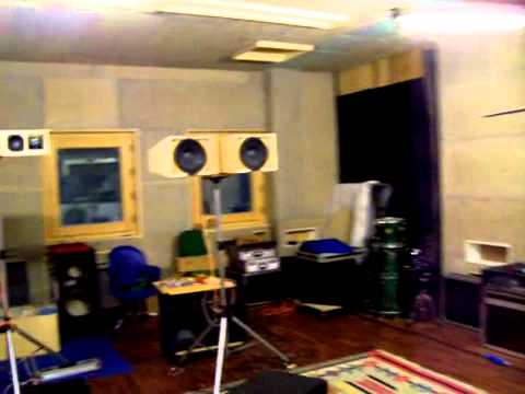DIY line array built using FaitalPro and RCF loudspeakers first prototype1