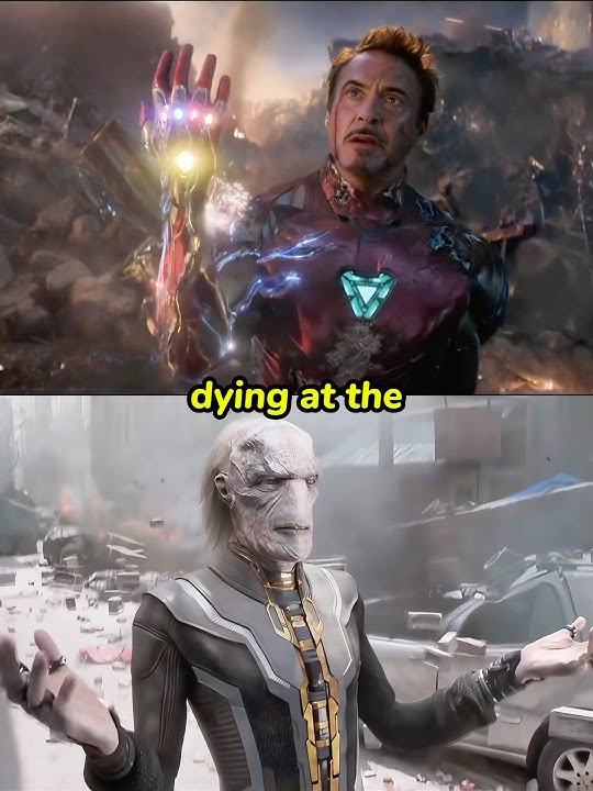 Did You Notice the First Person to Reach Tony was…😱#tonystark #ironman #thor #avengers #mcu #shorts
