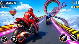 Impossible Motor Bike Racing 3D Extreme Motocross Speed bikes stunts Driving #1 -Android GamePlay screenshot 2