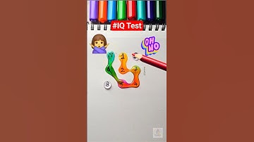 Connecting numbers 1 to 9 ✨️🌈 #drawing #line #quiz #maths #shorts #cynarts