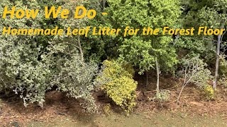 How We Do: Leaf Litter on the Forest Floor.