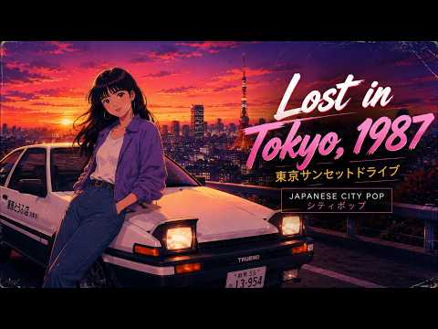 🌇 Lost in Tokyo, 1987 東京サンセットドライブ | Japanese City Pop