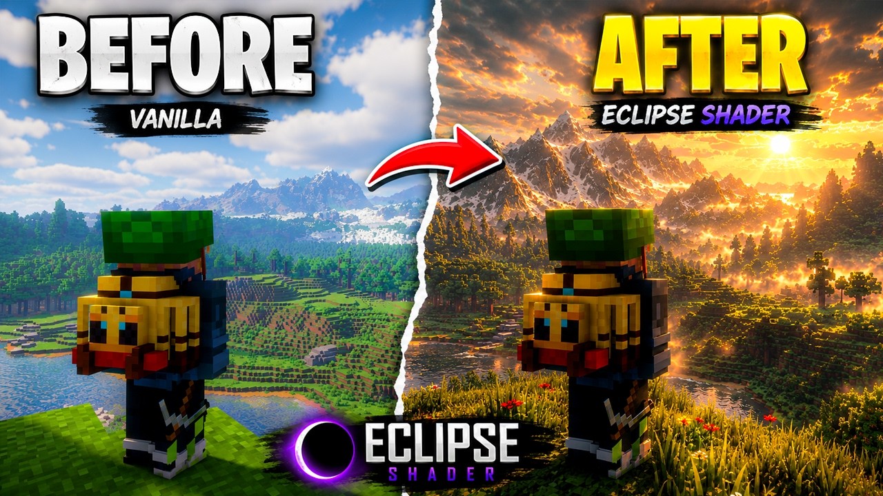 I Made Eclipse Shader Look INSANE (Best Settings) - YouTube