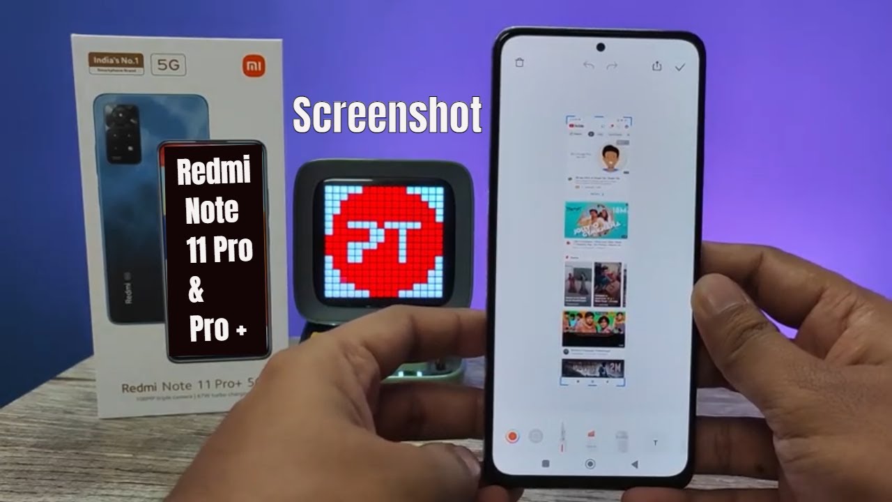 How  to Screenshot, Long, Partial in Redmi Note 11 Pro and Redmi Note 11 Pro Plus