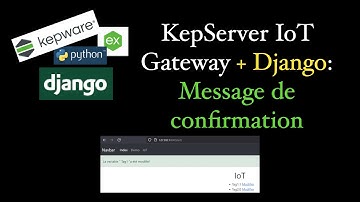 KepServer IoT Gateway + Django - Message