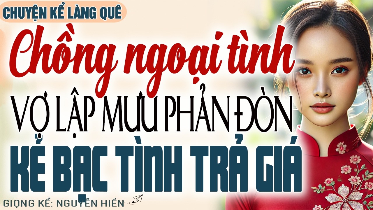 CHỒNG NGOẠI TÌNH, VỢ LẬP MƯU PHẢN ĐÒN KHIẾN KẺ BẠC TÌNH TRẢ GIÁ ĐẮT - Kể chuyện đêm khuya