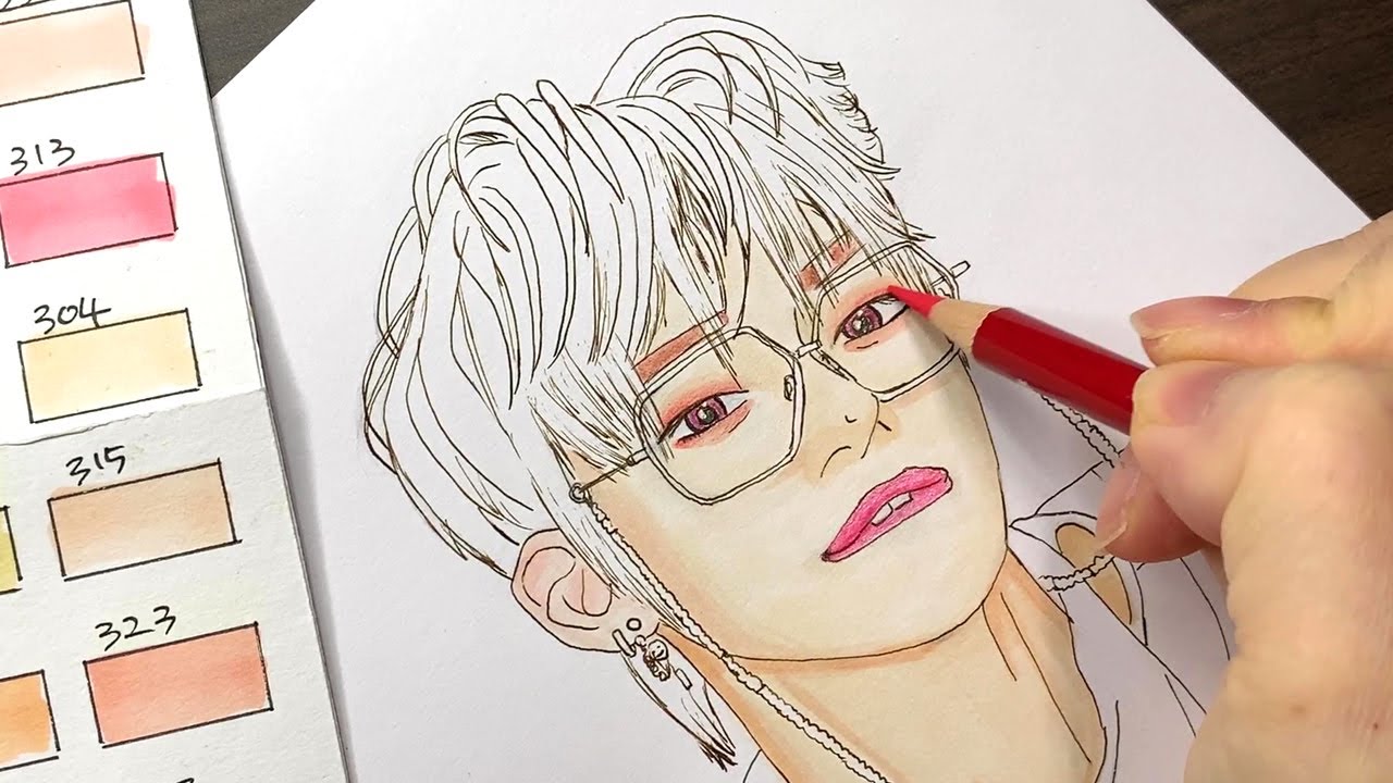 다채로운 연준 TXT 투모로우바이투게더 YEONJUN l Arrtx colored pencils & marker