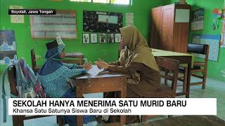 Miris, Sekolah Hanya Menerima Satu Murid Baru