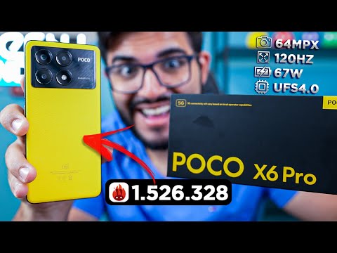 CHEGOU! Poco X6 Pro está INCRÍVEL! O Xiaomi barato mais potente lançado! Unboxing e testes