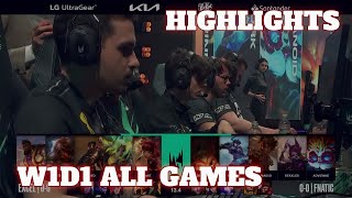 LEC Spring 2023 W1D1 - All Games Highlights | Week 1 Day 1 LEC Spring 2023