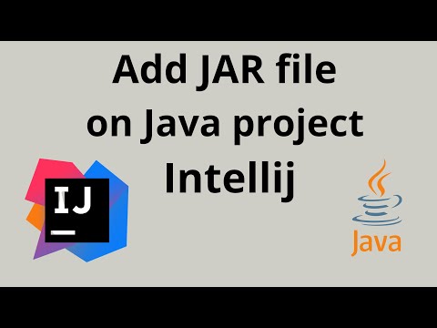 Add Jar file on java project using Intellij