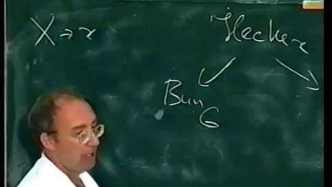 7.4 A. Beilinson : Around geometric Langlands