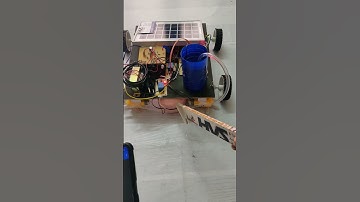 Solar Vaccum Cleaner and Floor Cleaning Robot 🤖 with water and Bluetooth controlled