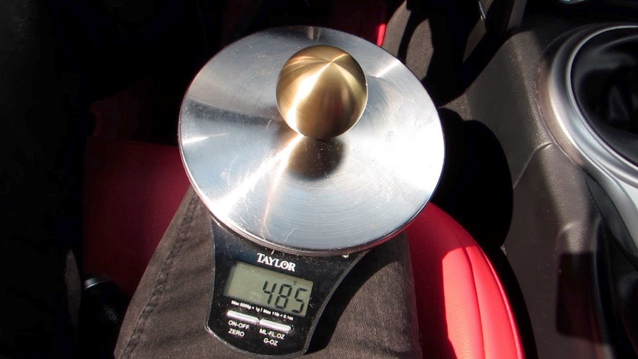 Weighted Shift Knob vs Stock BRZ YouTube