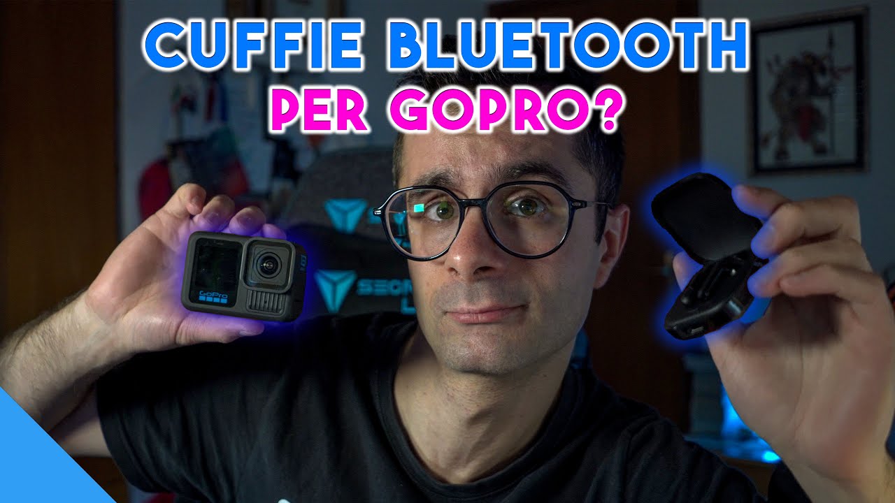 COME COLLEGARE LE CUFFIE BLUETOOTH ALLA GOPRO - Tutorial Ita DOPPIA TRACCIA AUDIO - Hero 13 Black