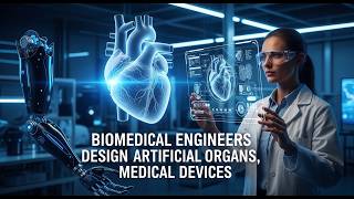 (JOB) Biomedical engineers design artificial organs ,medical devices #BiomedicalEngineering