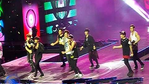 130309 Music Bank in Jakarta - All Member Super Junior Dance Oppa Oppa (Fancam)