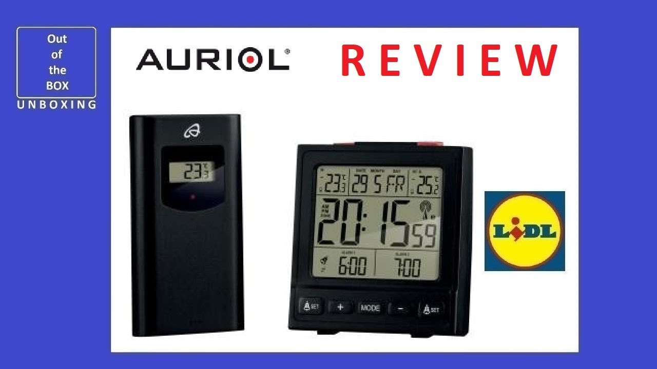 Auriol RadioControlled Temperature Station HG05686ADCF