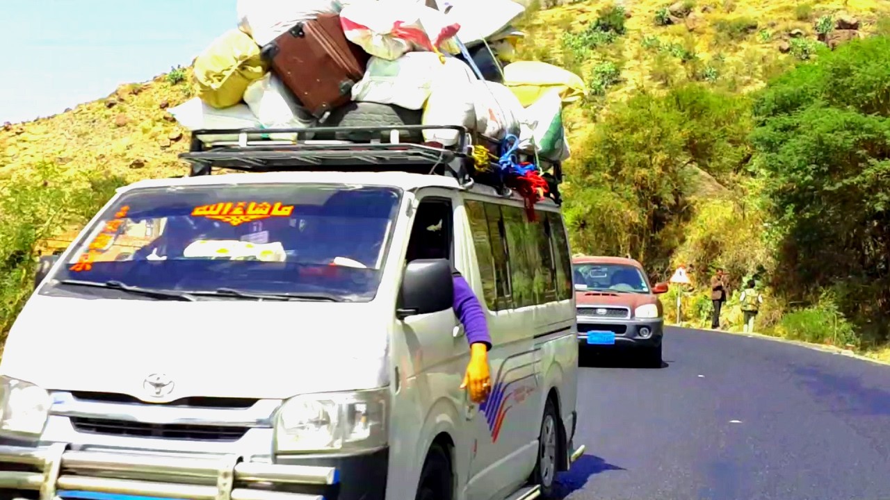 الله لا الحقك خير ياحبيبي / اقوى اغاني عيال الادور/ مشاهد طريق اليمنية