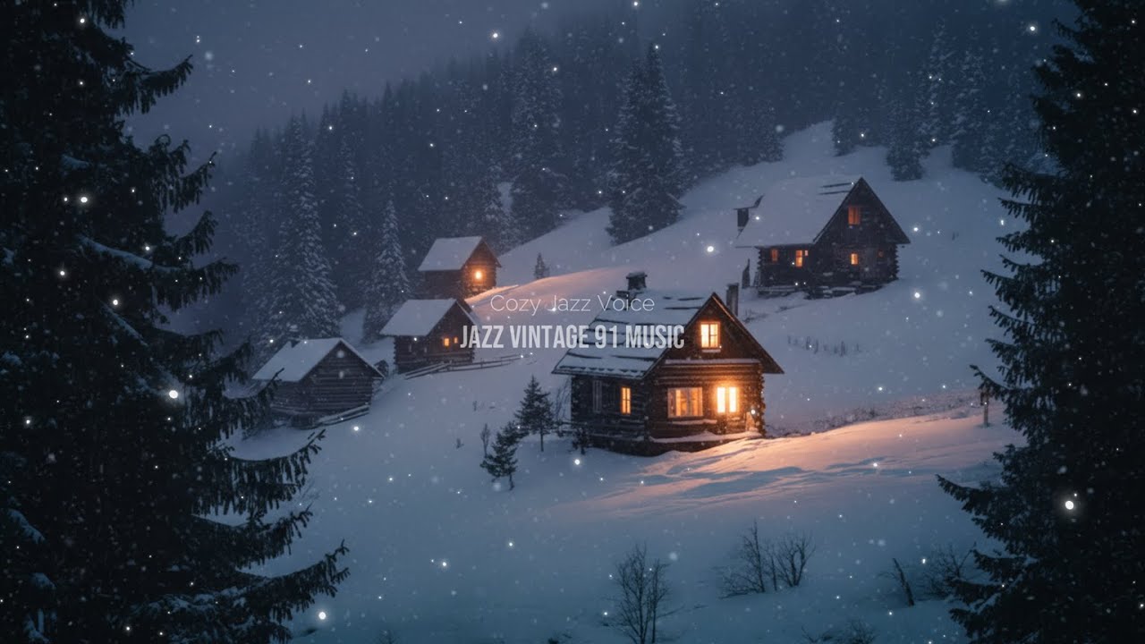 Snowy Forest Café Vocal Jazz Music for Studying and Relaxing at Home