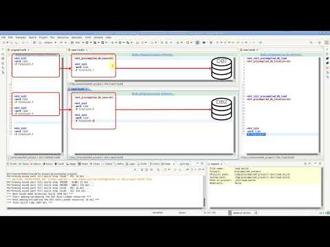 How to speed-up DVT IDE build using precompiled databases